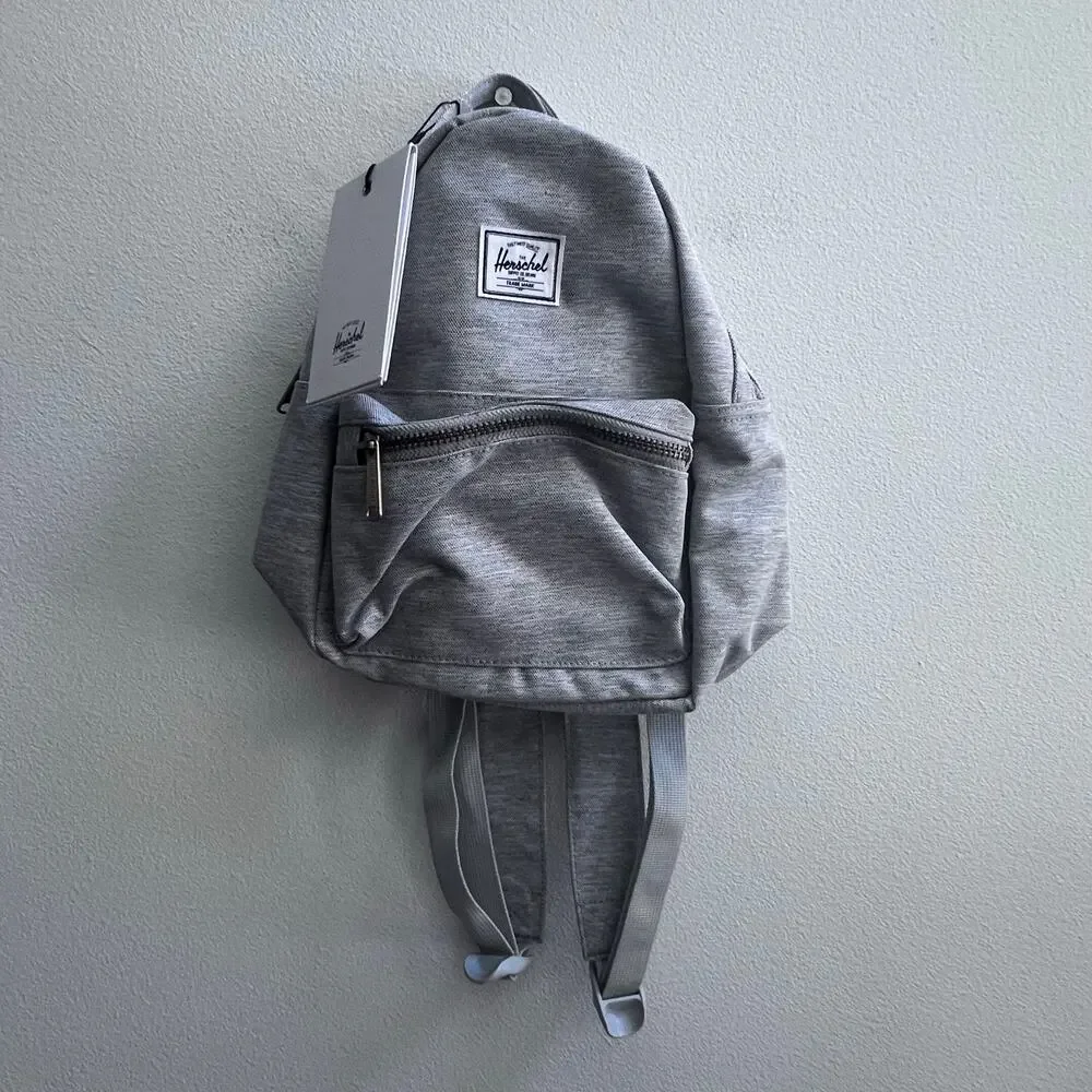 NEW Herschel Supply Company Gray Mini Backpack